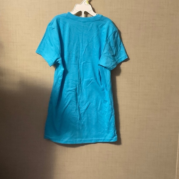 American Apparel Turquoise Graphic Tee - Picture 2 of 4